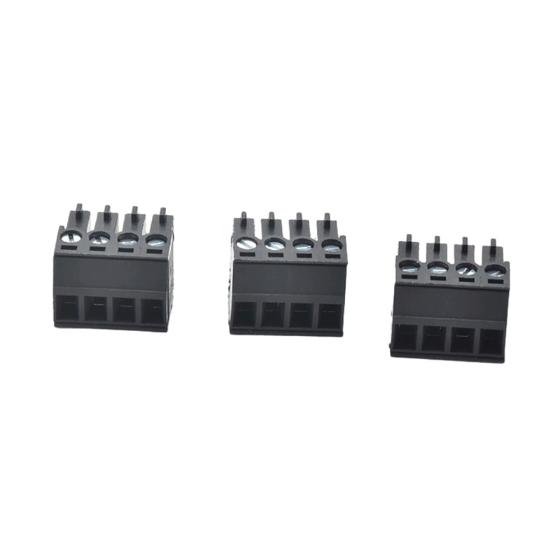 Warna Hitam 3.50mm Pitch Wanita Pria Wire Connector Housing Untuk Rumah