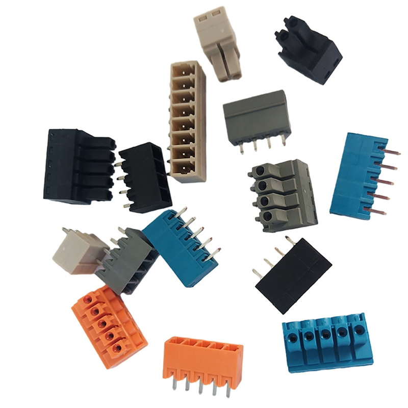 Colored Plug Pcb Terminal Block 3.5mm/3.81mm/5.0mm/5.08mm/7.5mm/7.62mm Pitch