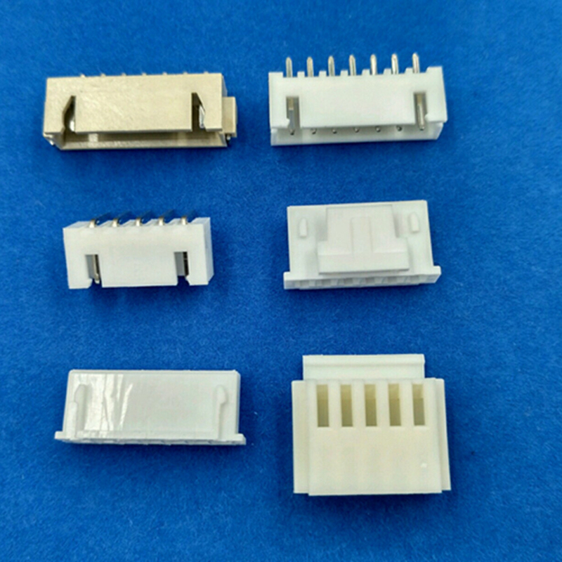2.50mm Pitch Crimp Wire Connector Housing JST XH Connector Equivalent Dengan Kontak Fosfor